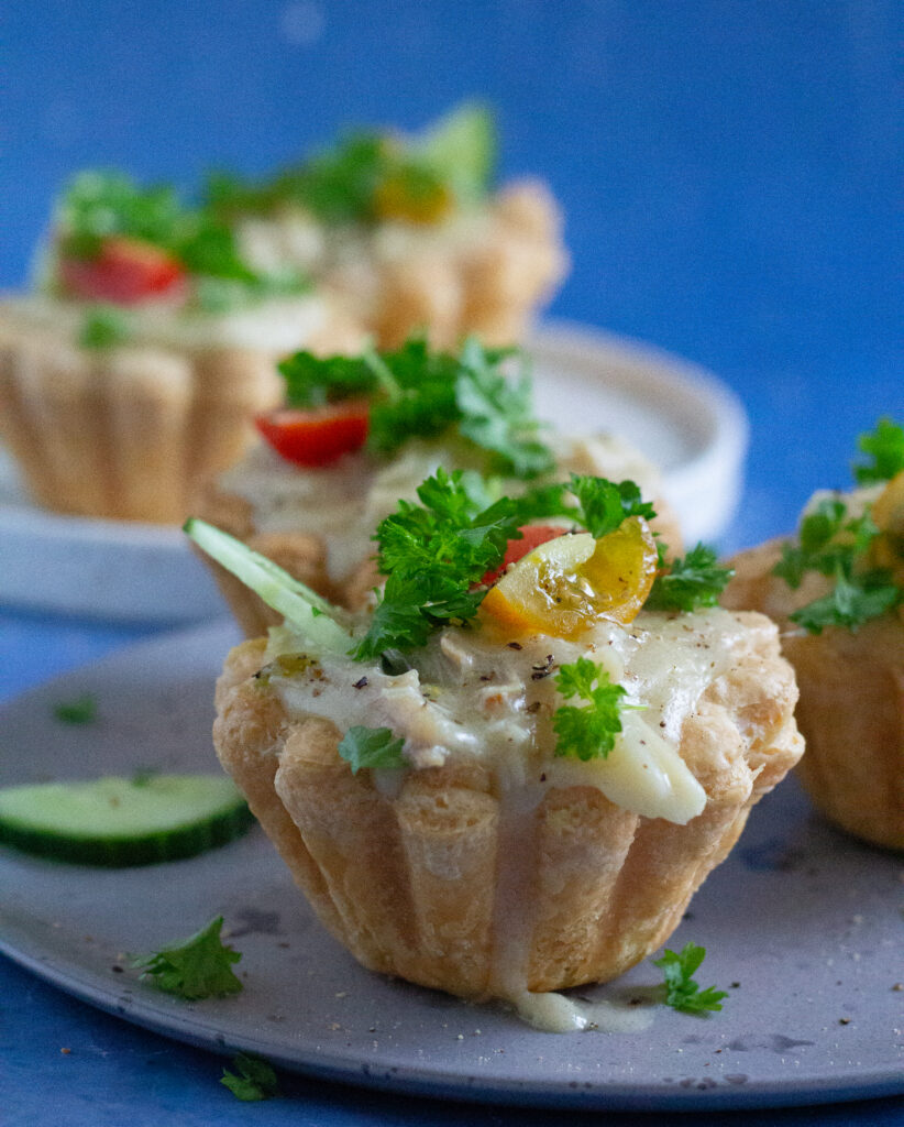 akavet Tilståelse Modtager Tarteletter med høns i asparges - Pilens Køkken