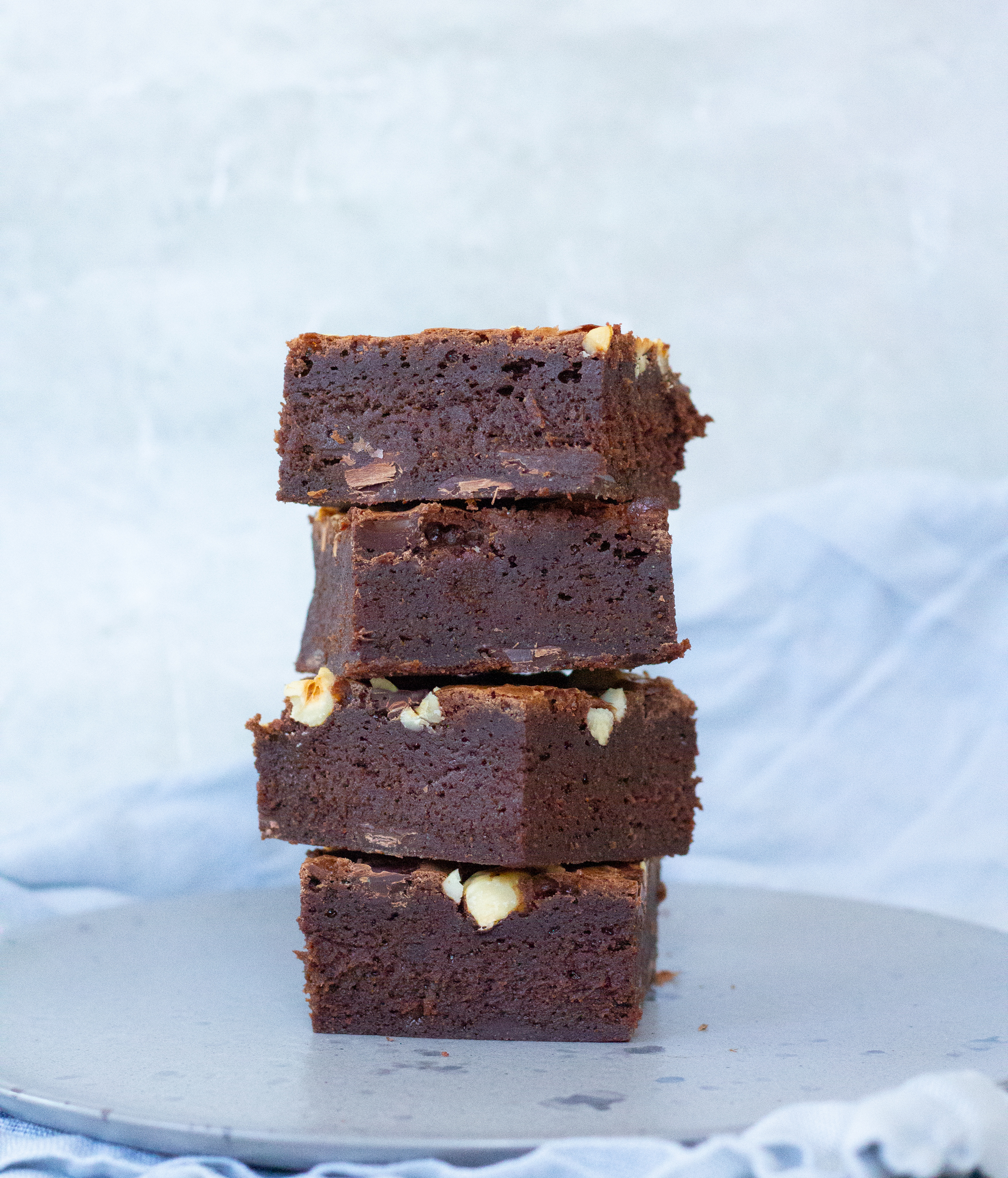 nougat brownie