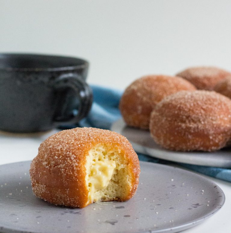 berlinere med vaniljecreme