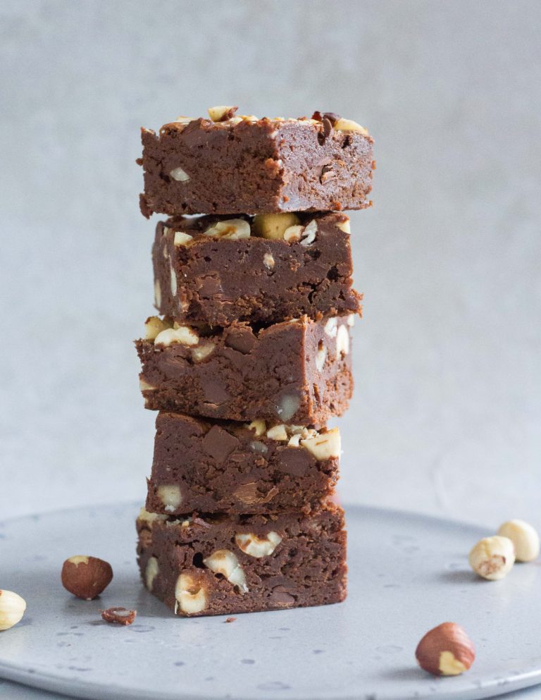 brownie med mælkechokolade