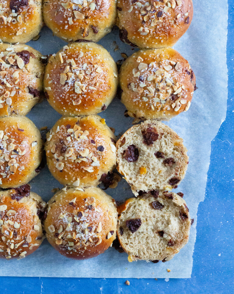 juleboller med chokolade