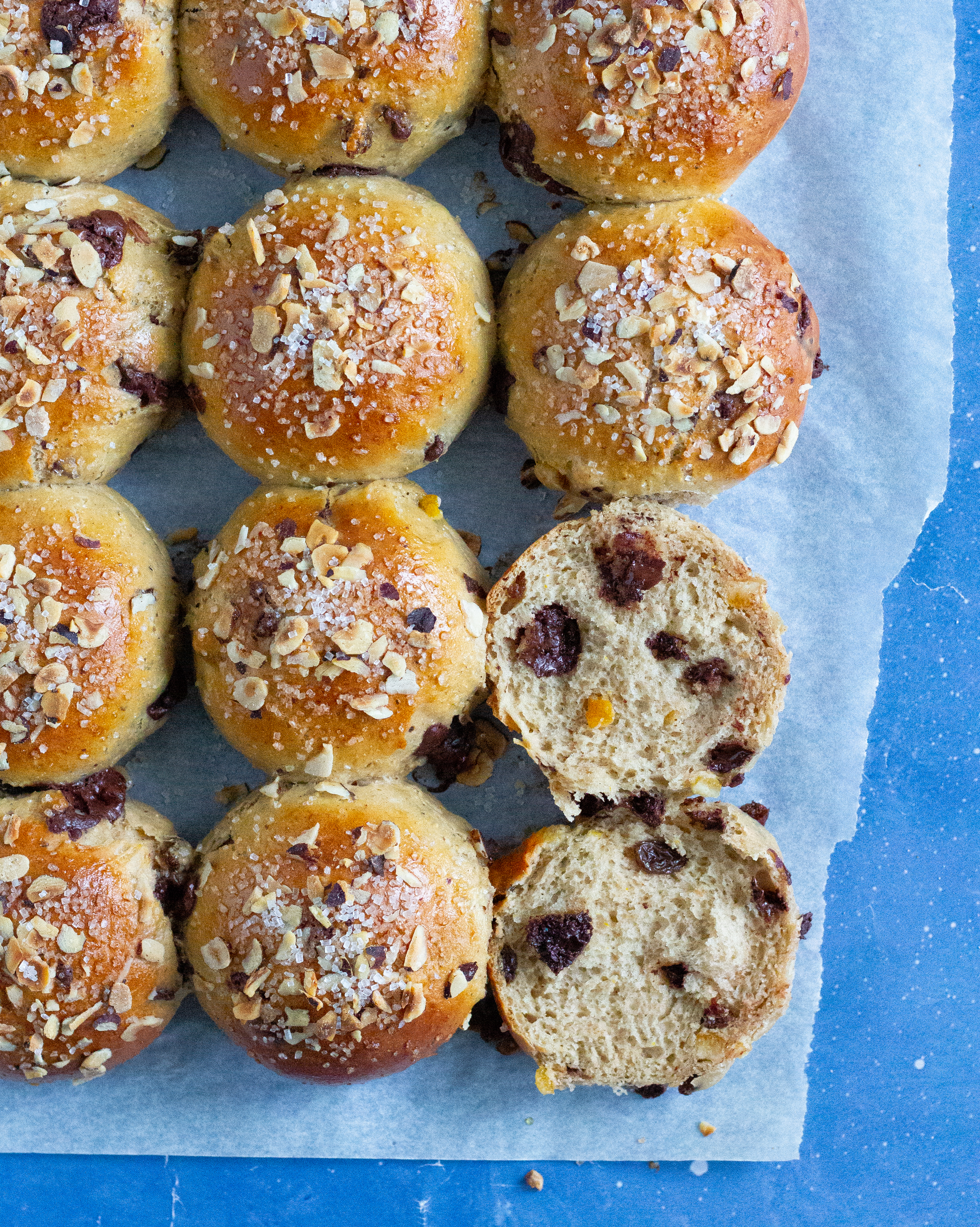 juleboller med chokolade